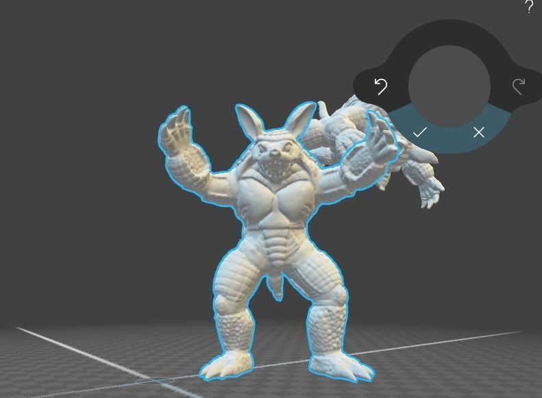 Armadillo creature 3D model 3D printable | CGTrader