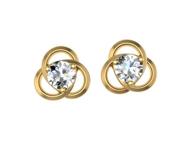 Earrings Kids With Diamonds Print Model Cgtrader Earrings Kids With Diamonds Model Stl M