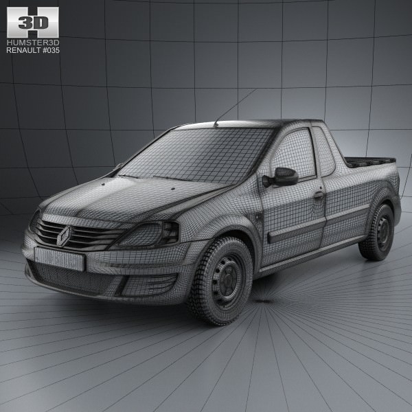 Renault logan 3d model