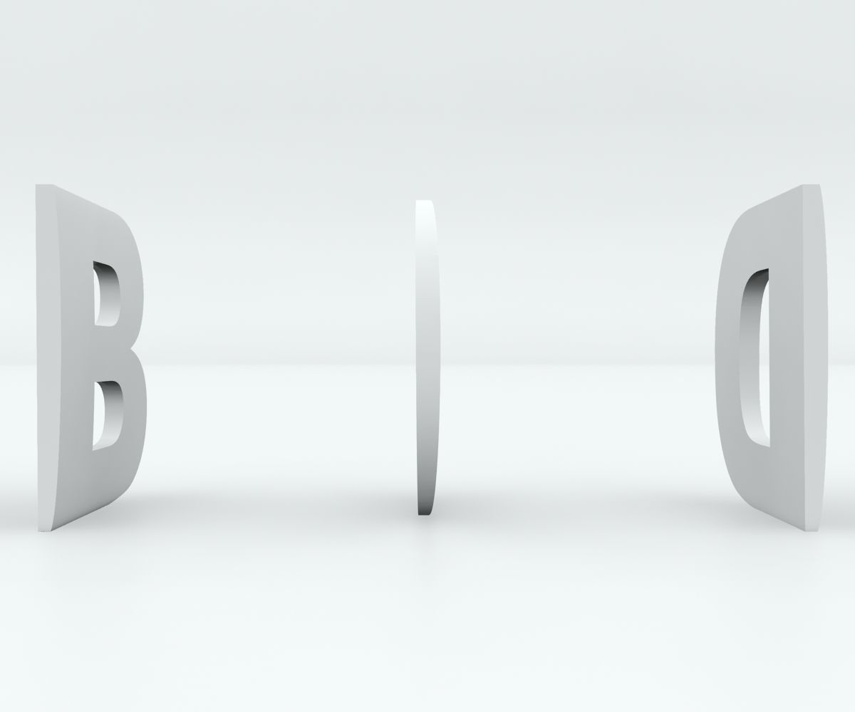 3d car badge letters for 3d printing 3D model CGTrader