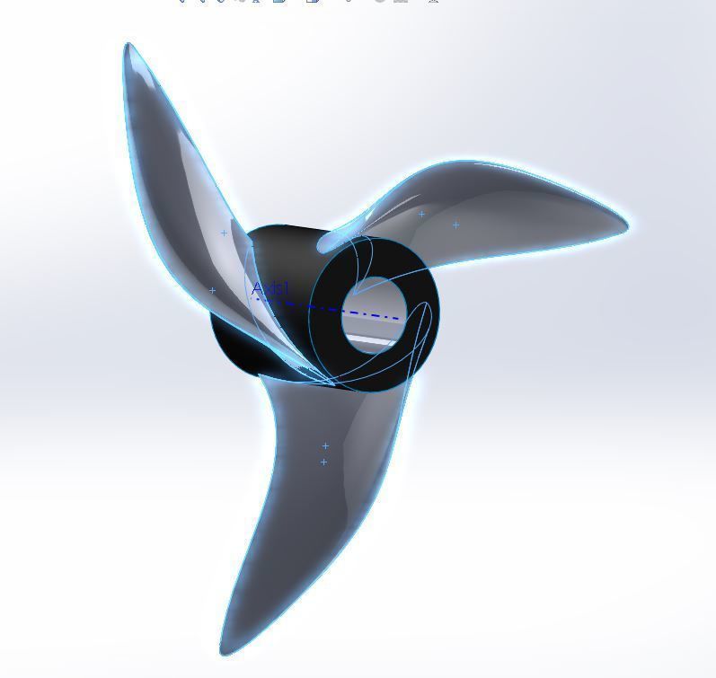 3D Mixer Grinder blade CGTrader