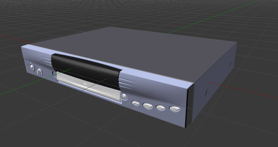 DVD Player 3D model CGTrader