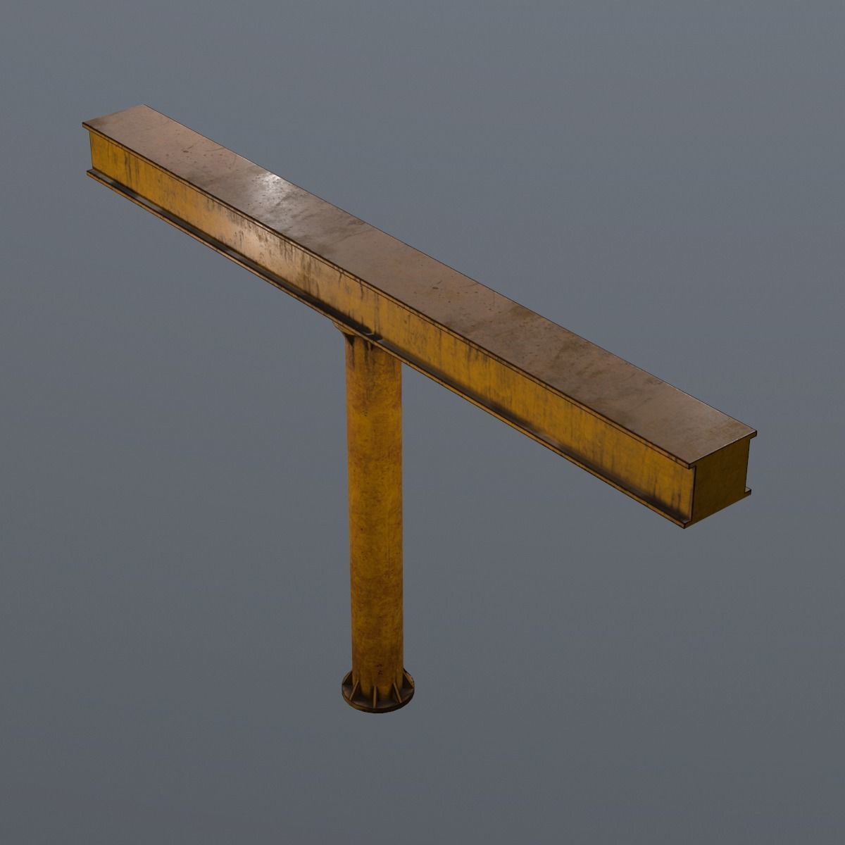 3D model Industrial Ceiling Pillar VR / AR / low-poly | CGTrader