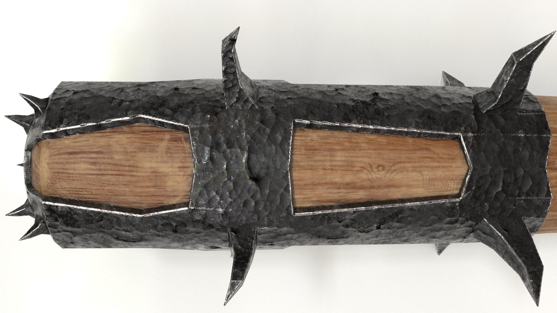 3D model Spiked Bat Set VR / AR / lowpoly CGTrader