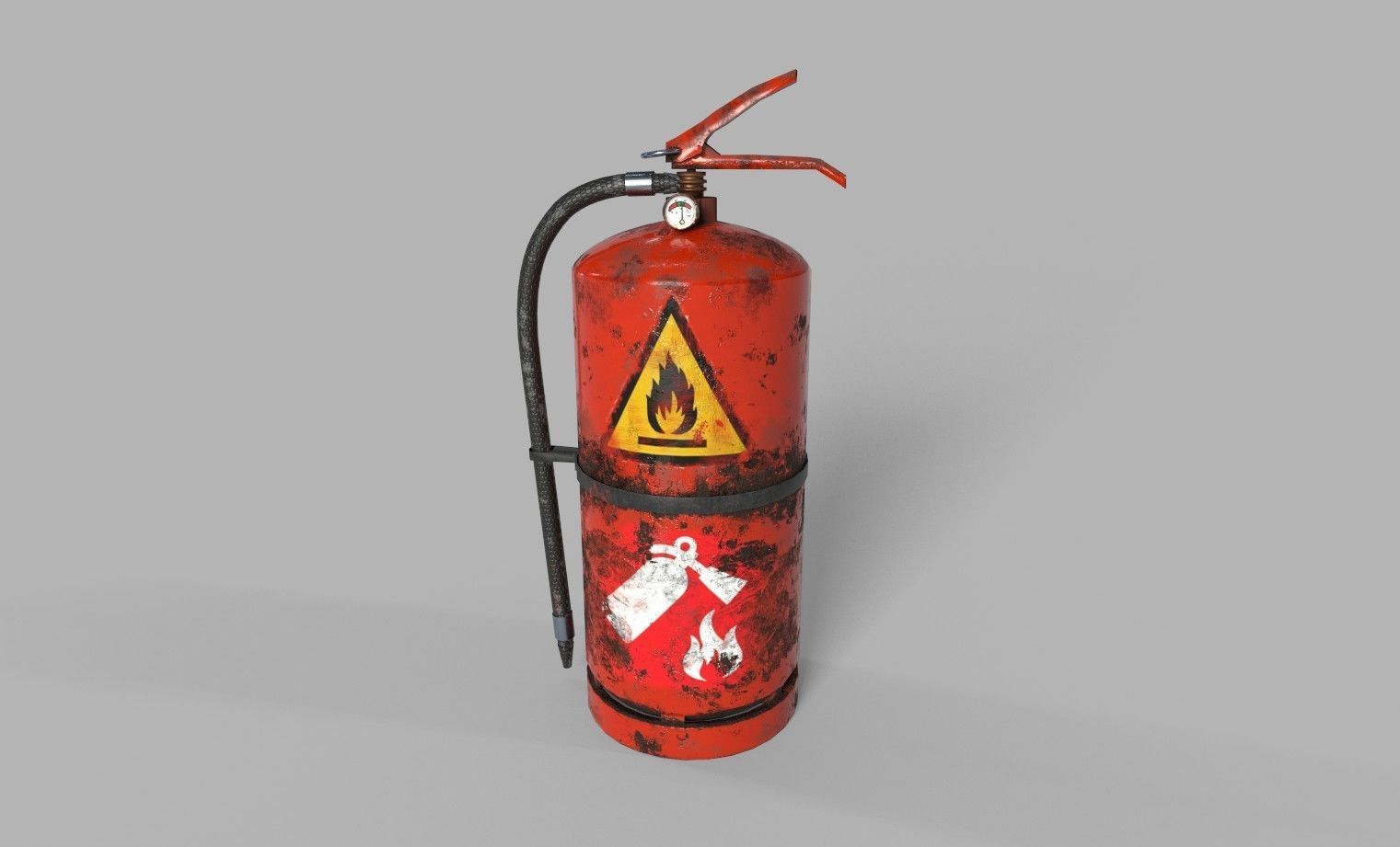 FIRE EXTINGUISHER 3D Low-poly 3D model