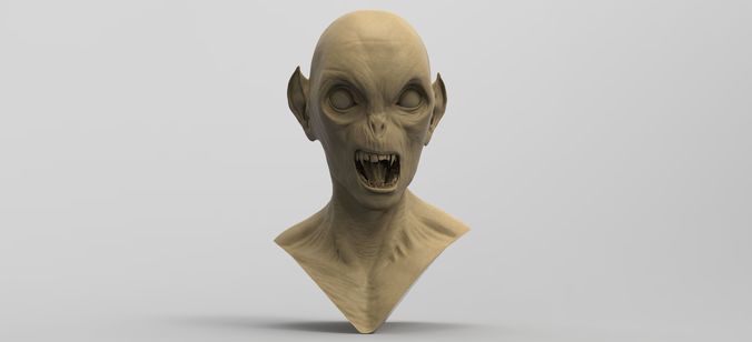 3D Demon Bust Printable Model 3D model 3D printable | CGTrader