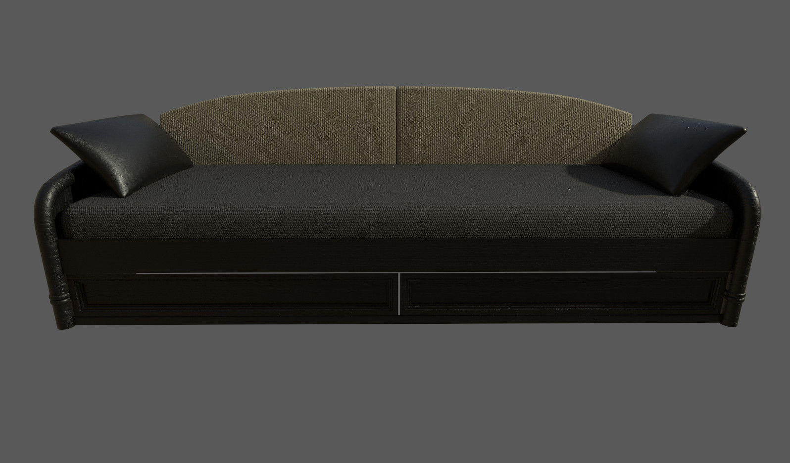 Wooden sofa
