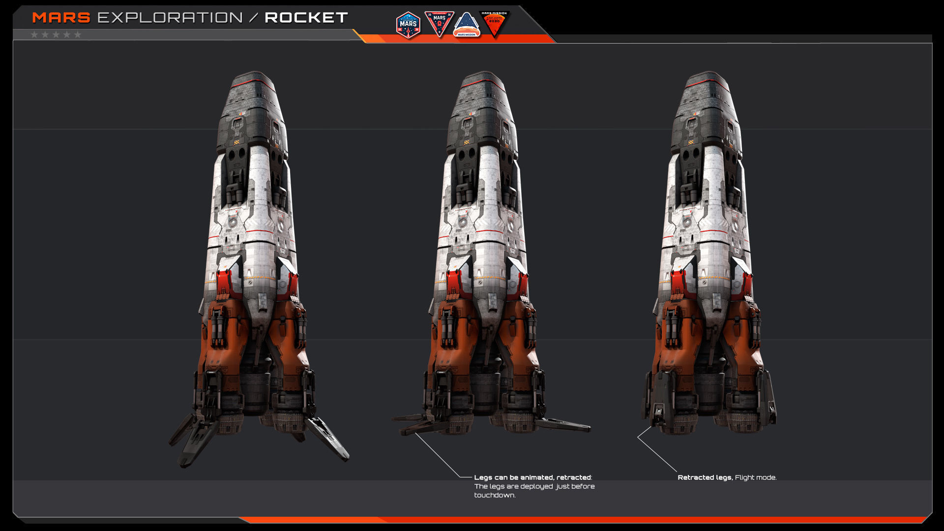 MARS Rocket 3D model | CGTrader