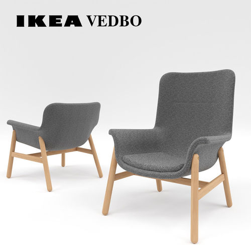 Ikea Vedbo High Back Armchair Model Max Obj Mtl Fbx Mat Ikea Vedbo High Back Armchair Model Max Obj Mtl Fbx Mat 1