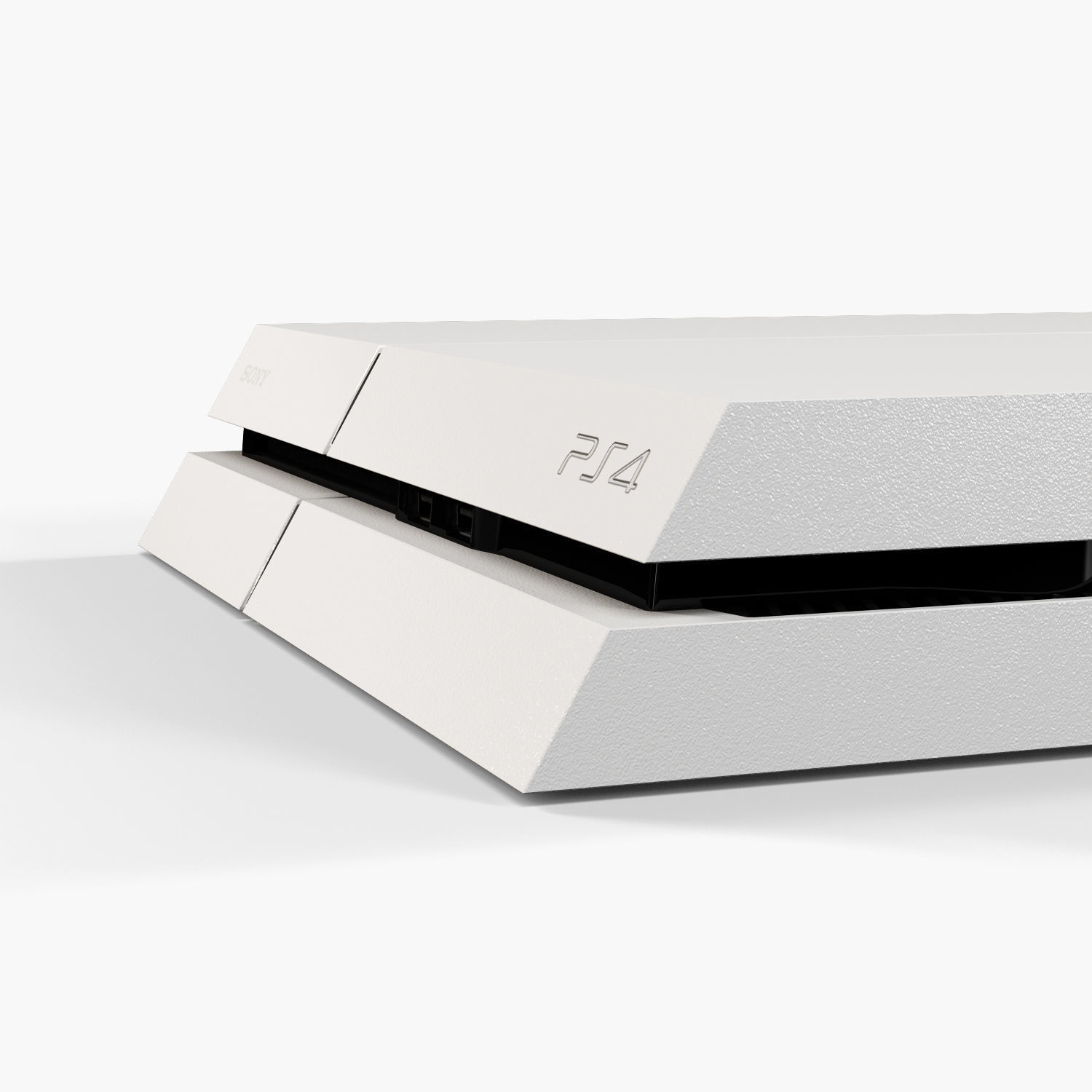 3D model Sony PlayStation 4 White VR / AR / lowpoly CGTrader