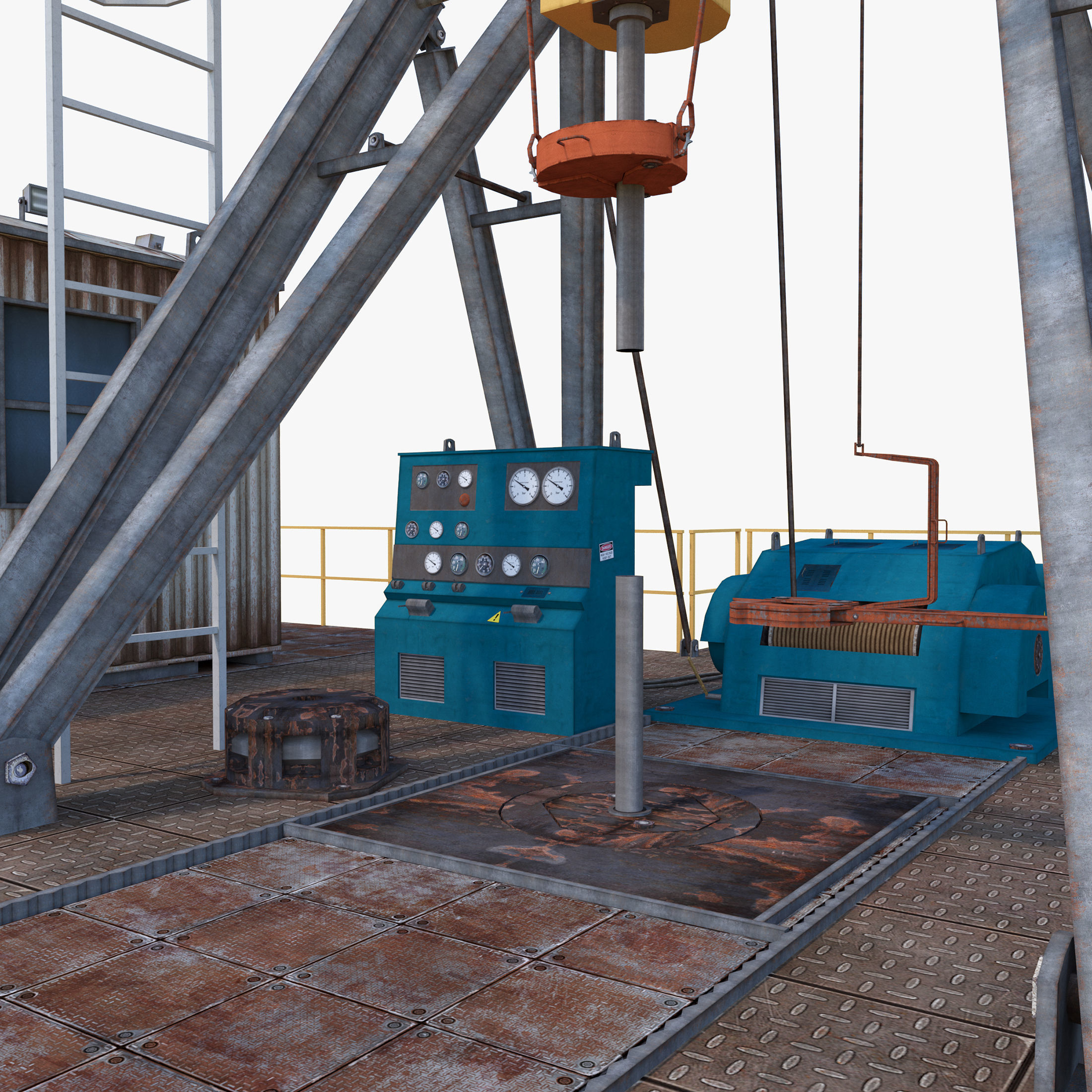 3D model Land Rig VR / AR / low-poly | CGTrader