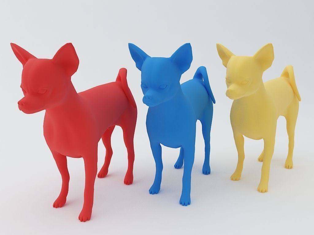 Chihuahua Dog 3D Model