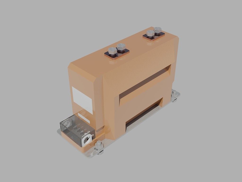 Medium voltage current transformer GIS12e free 3D model CGTrader