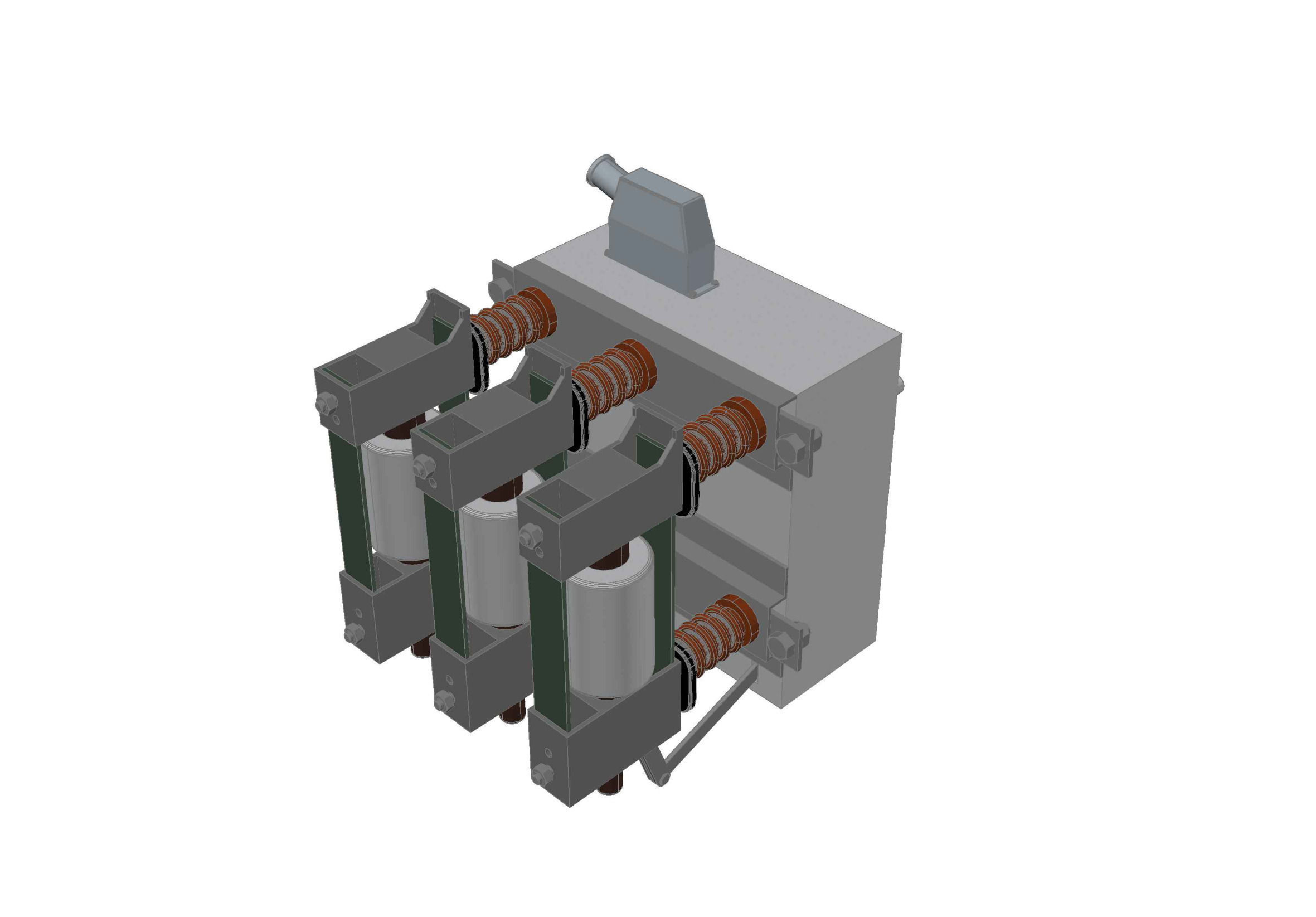 Vacuum circuit breaker Siemens 3AH5 free 3D model CGTrader
