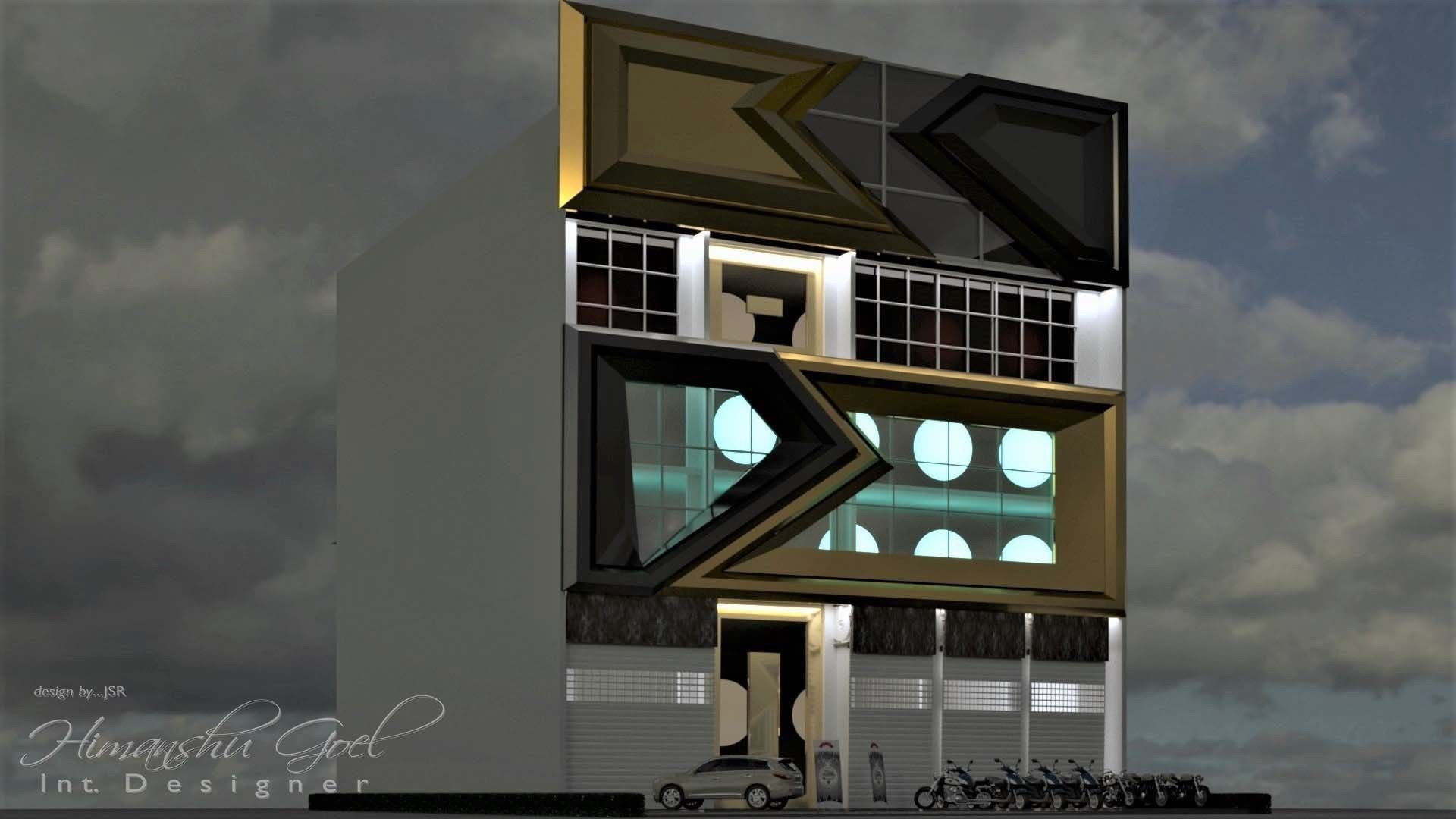 commercial building india 3D model | CGTrader