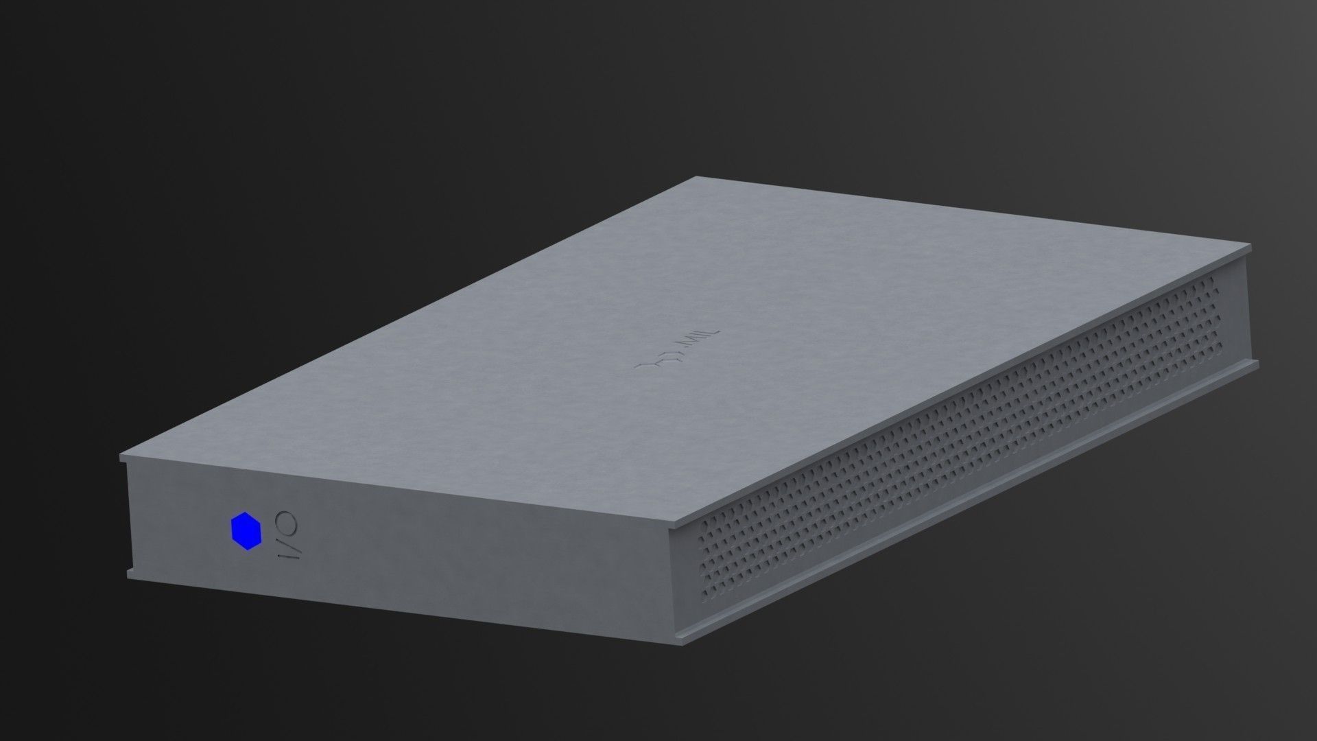 Hard Disk Case free 3D Model STL