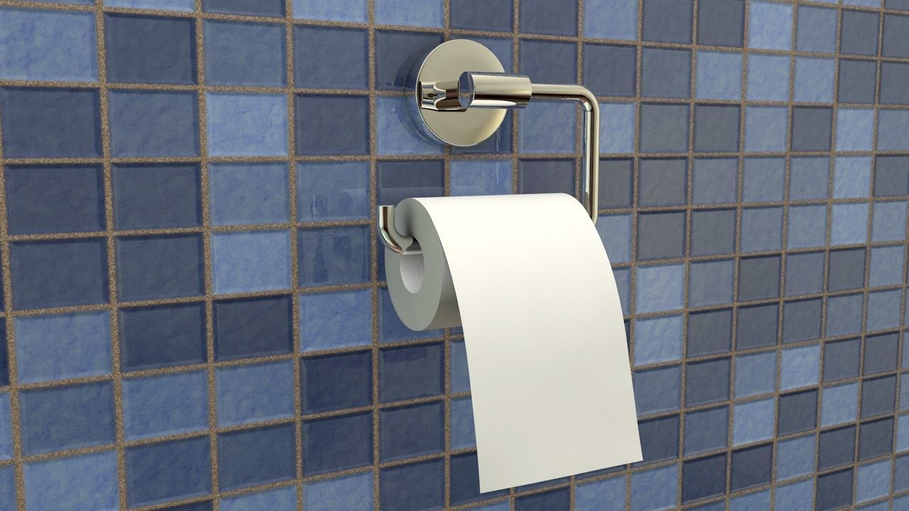 tissue paper holder 3D model CGTrader