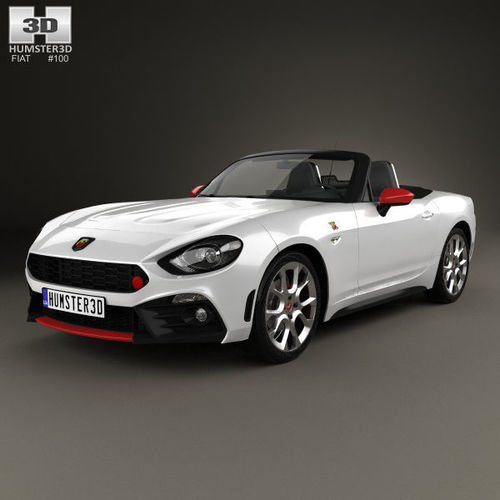 Fiat 124 Spider Abarth 2017 Cgtrader Fiat 124 Spider Abarth 2017 Model Max Obj Mtl S Fbx C4d Lwo Lw Lws