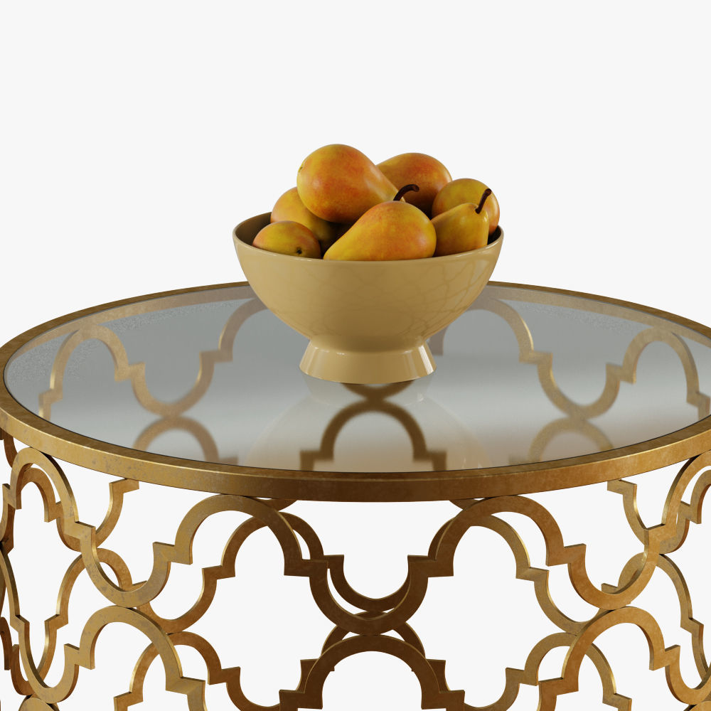 Round Moroccan Side Table Cgtrader Round Moroccan Side Table Model Max Obj Mtl Fbx 4