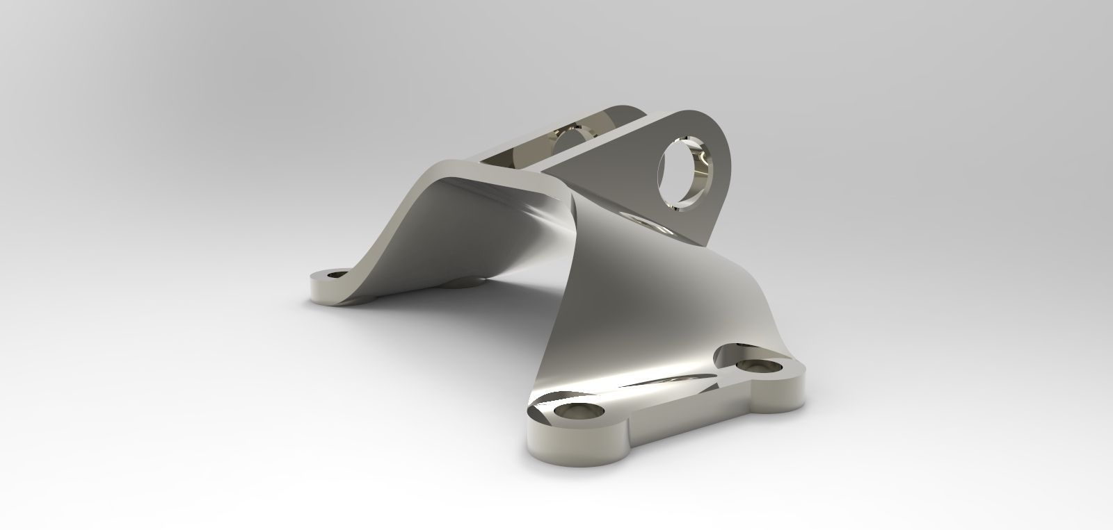 GE jet engine bracket free 3D model CGTrader