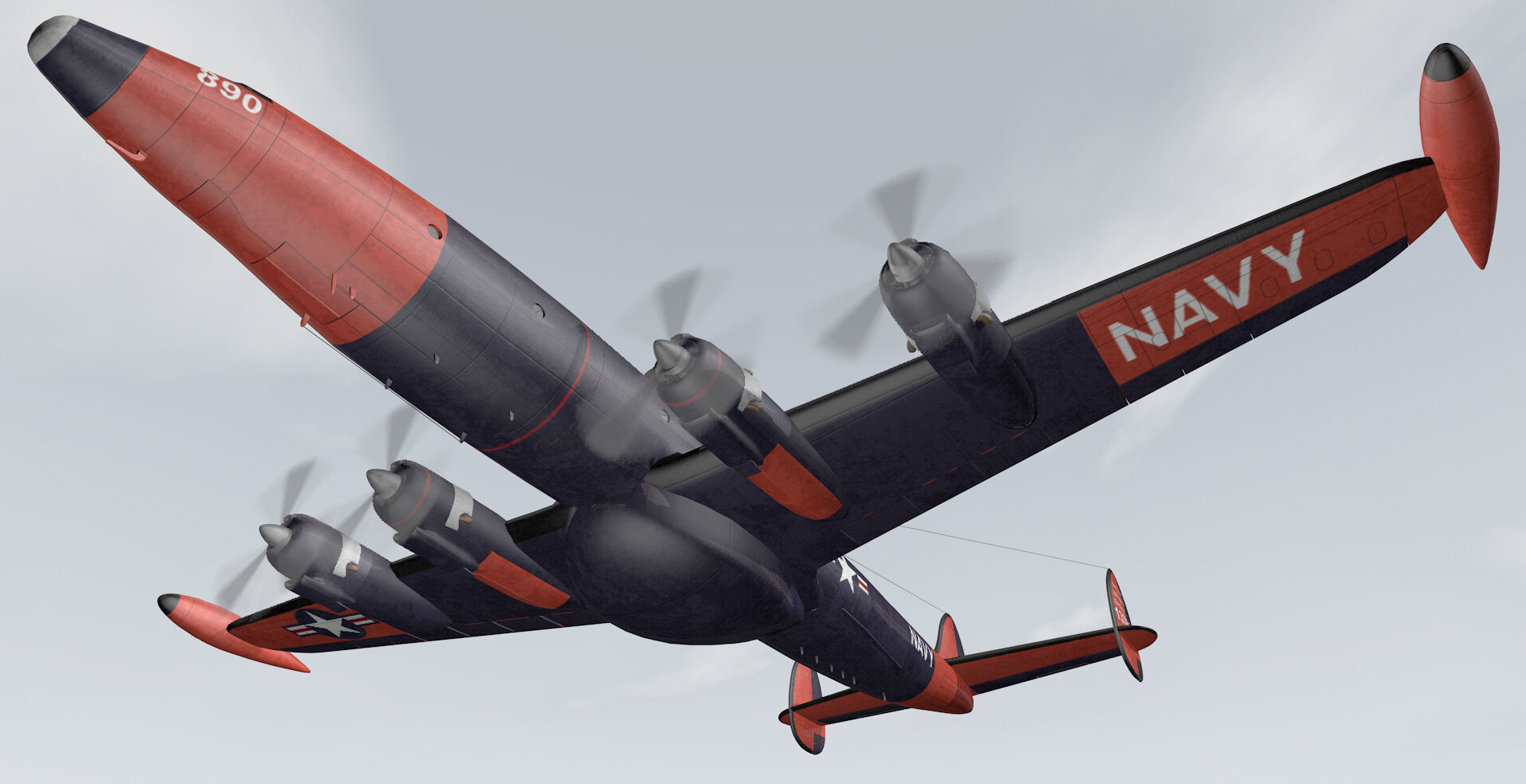 Lockheed EC-121 Warning Star 3D model | CGTrader