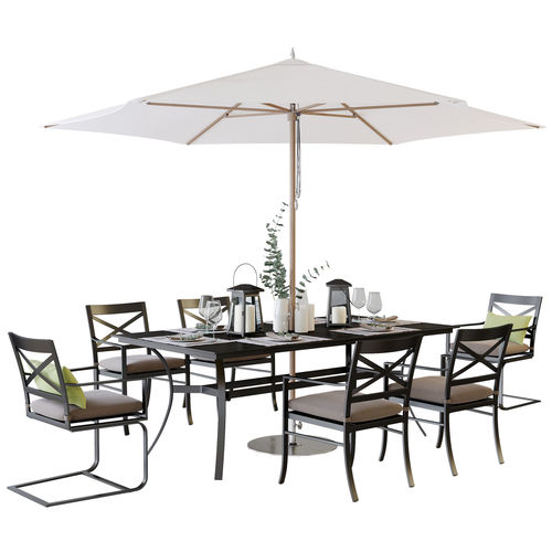 Crate And Barrel Regent Dining Set 3d Model Cgtrader Barrel Regent Dining Set 3d Model, Regent Outdoor Furniture