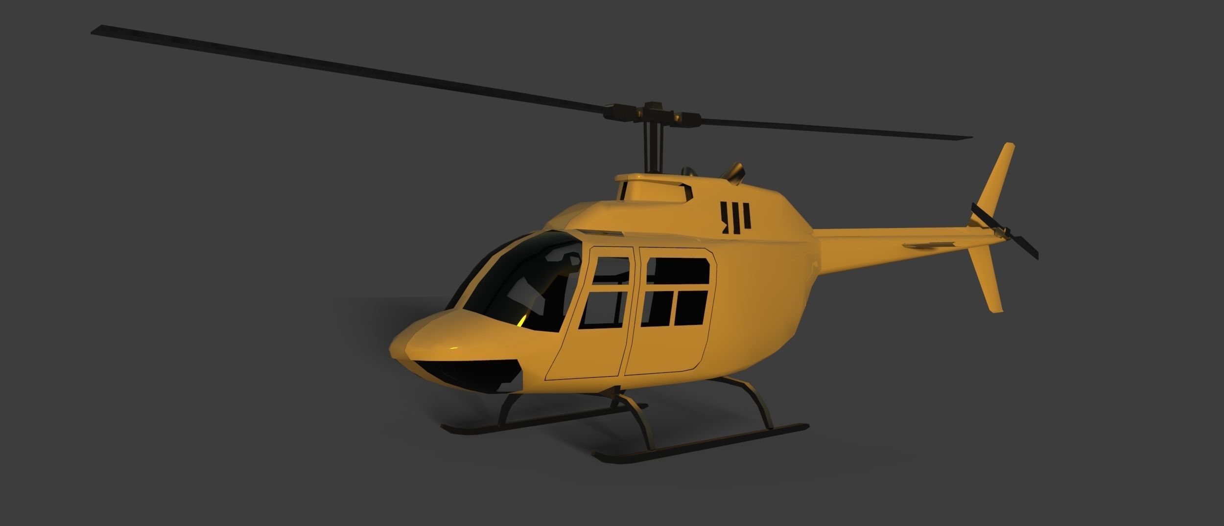 Helicopter 3D model