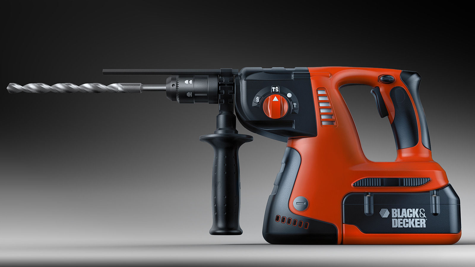 Black Decker SDS Drill free 3D Model FBX STL SLDPRT SLDASM SLDDRW