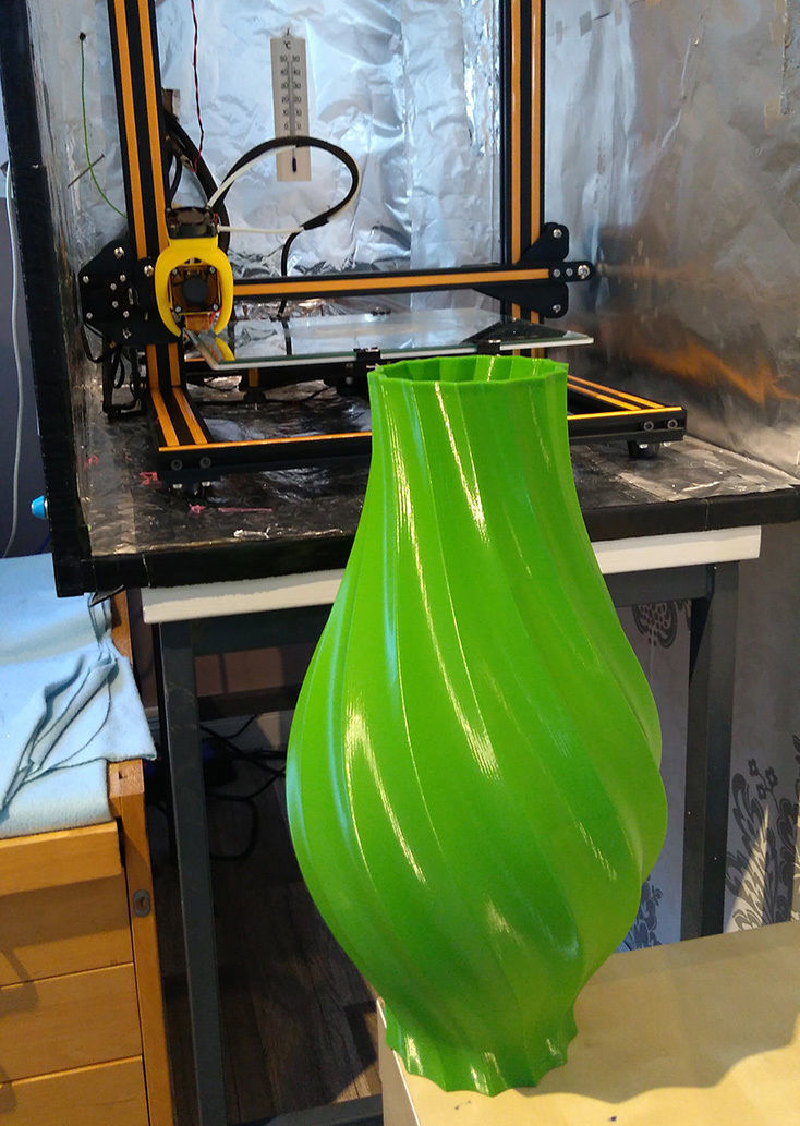 Modern twisted vase 3D model 3D printable CGTrader