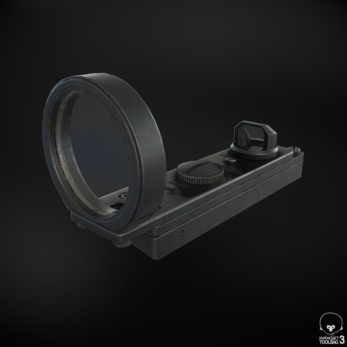 3D model Nydar Model 47 Reflex Sight VR / AR / lowpoly CGTrader