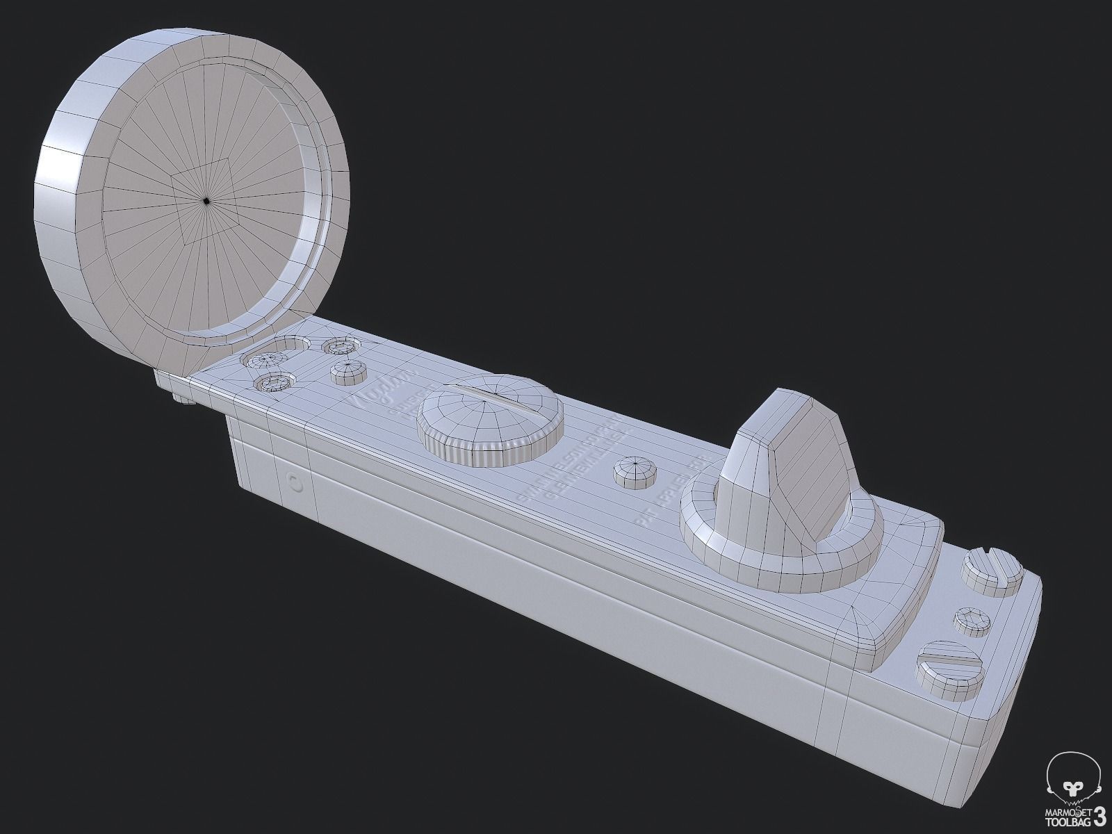 3D model Nydar Model 47 Reflex Sight VR / AR / lowpoly CGTrader