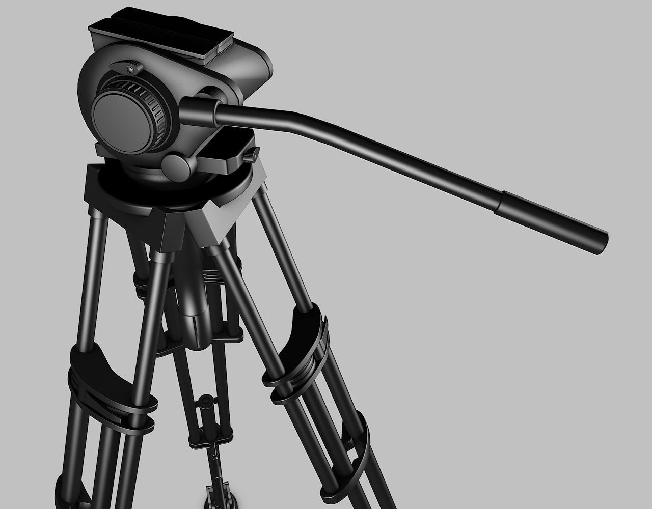 camera tripod 3d model