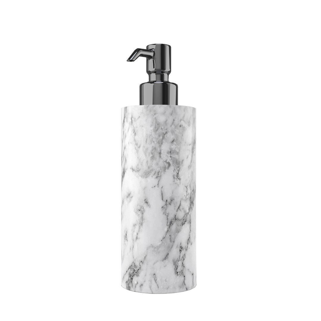 White Marble Soap Dispenser