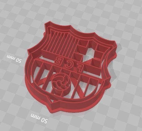Barcelona Shield Cookie Cutter Escudo Cortante Galletas