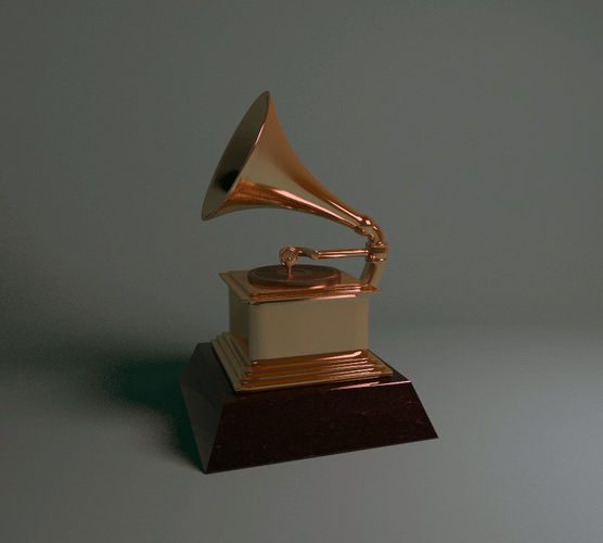 Grammy award 3D model 3D printable | CGTrader