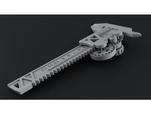 Metric Caliper Steampunk