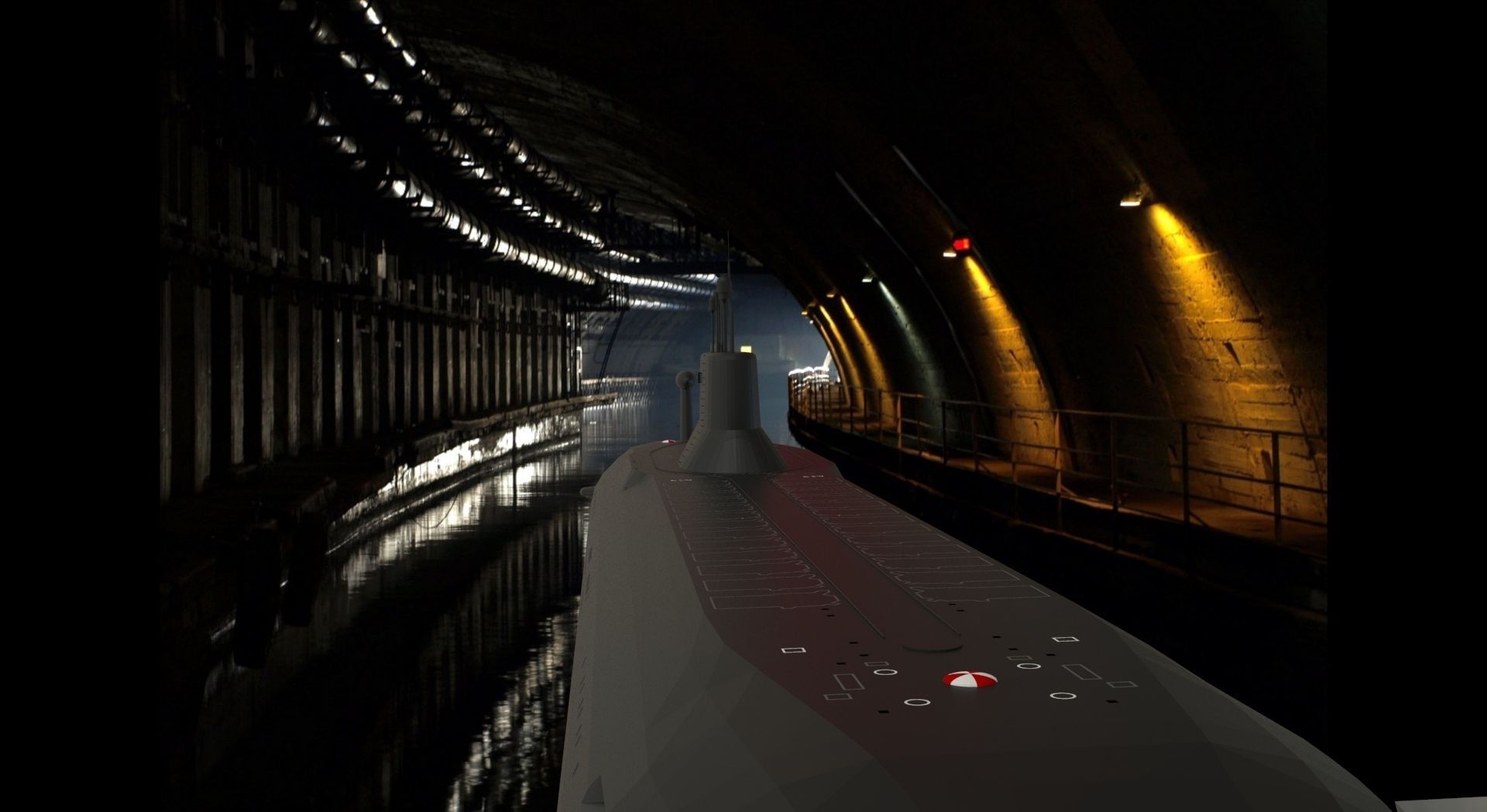 Red October Submarine free 3D model CGTrader