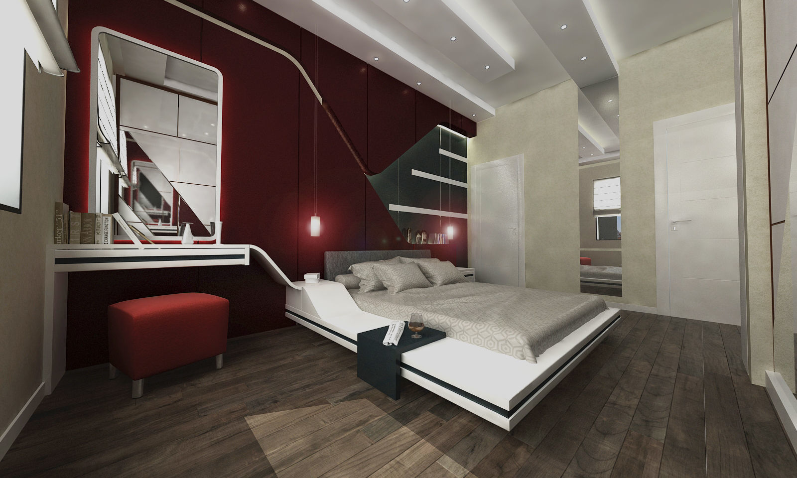 Red Bedroom