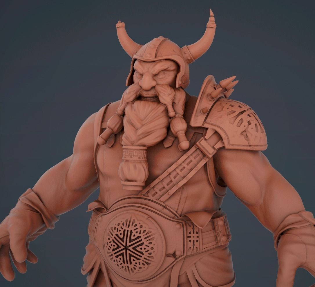 Dwarf warrior knight
