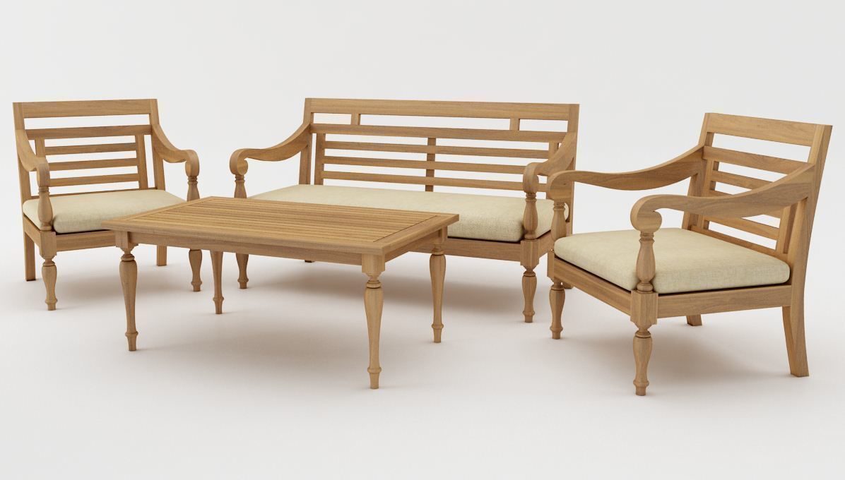 Javanese Sofa Set Model Cgtrader Javanese Sofa Set Model Cgtrader