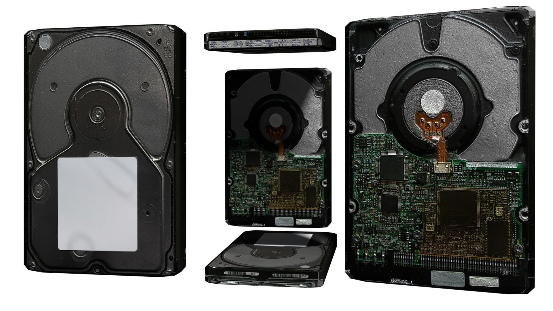 3D model HDD Hard Drive Computer Part Memory Tech Machine Metal PC VR / AR / lowpoly CGTrader