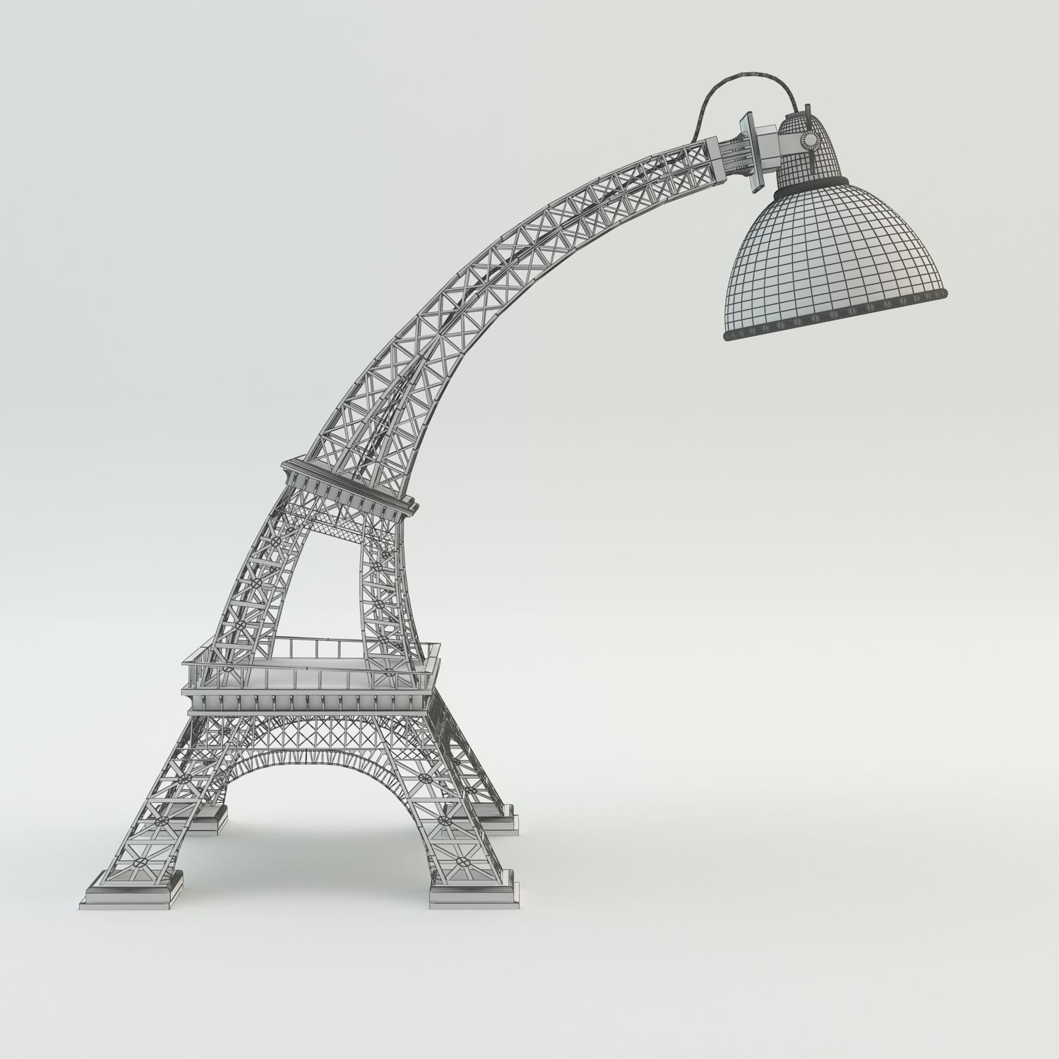 3d Model Eiffel Tower Lamp Cgtrader Eiffel Tower Lamp 3d Model Max Obj Fbx 5
