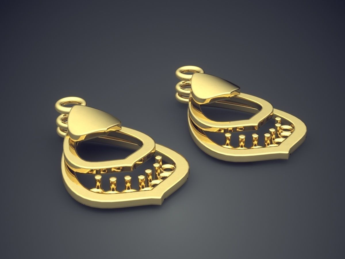 Simple Hollow Pendant CAD 5131 3D print model