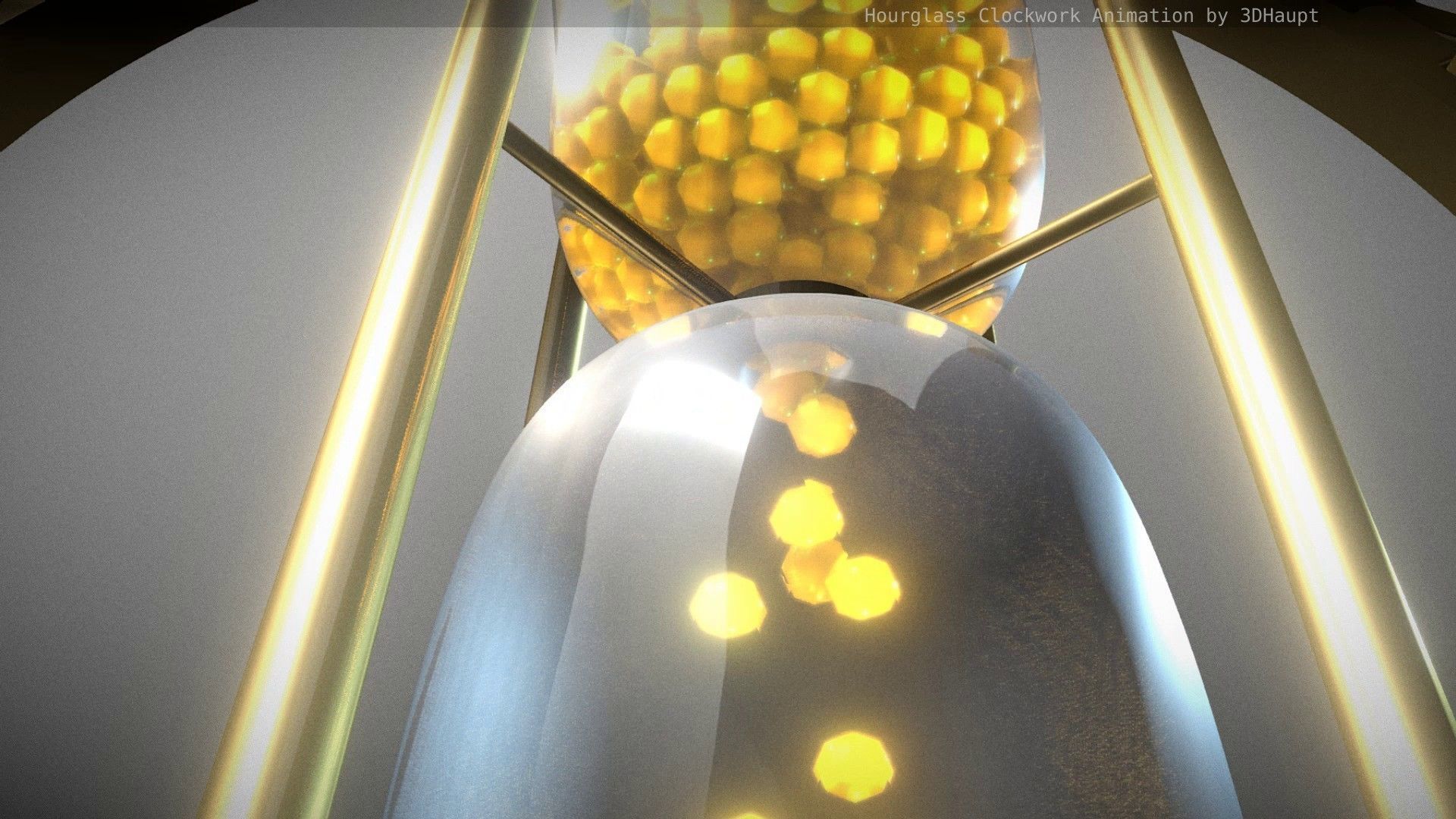 Hourglass Clockwork Animation free 3D model animated | CGTrader