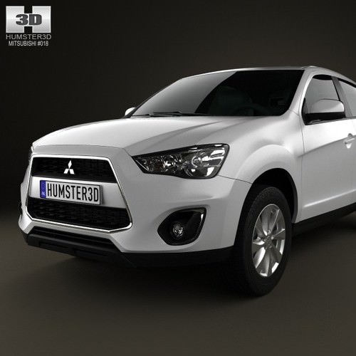 Mitsubishi Outlander Sport RVR ASX 2012 3D Model MAX OBJ ...