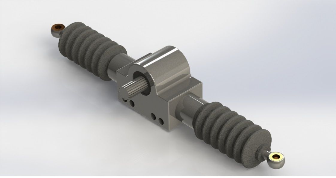 14 inches Rack and Pinion Steering free 3D model CGTrader