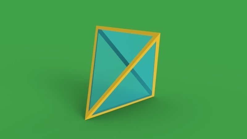 Triangular Based Pyramid free 3D model | CGTrader