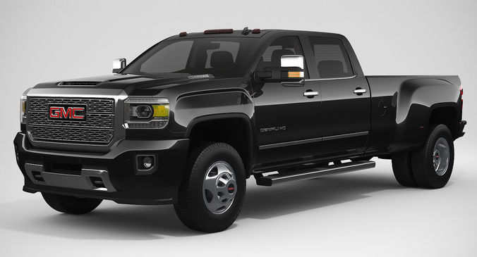 2018 Gmc Sierra 3500hd Denali 3d Model Max Obj Fbx Mtl