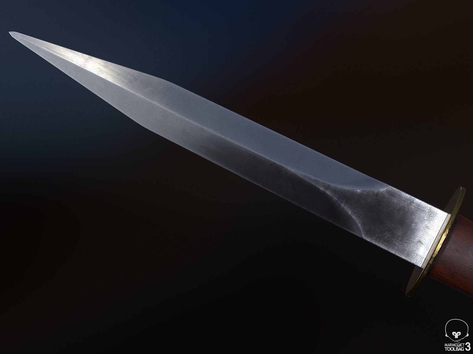 3D model Throwing Knife VR / AR / low-poly | CGTrader