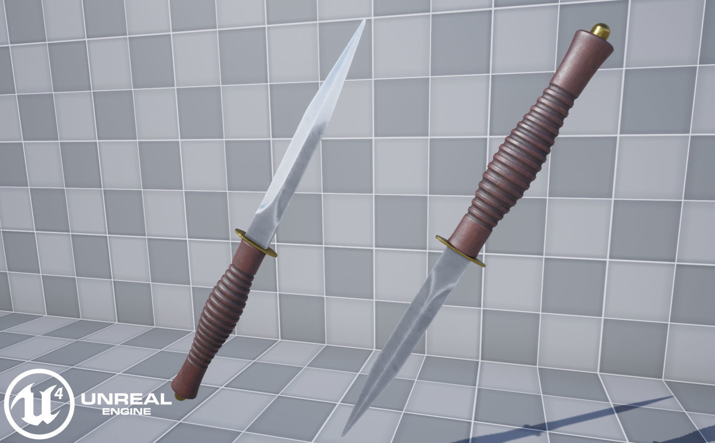 3D model Throwing Knife VR / AR / low-poly | CGTrader